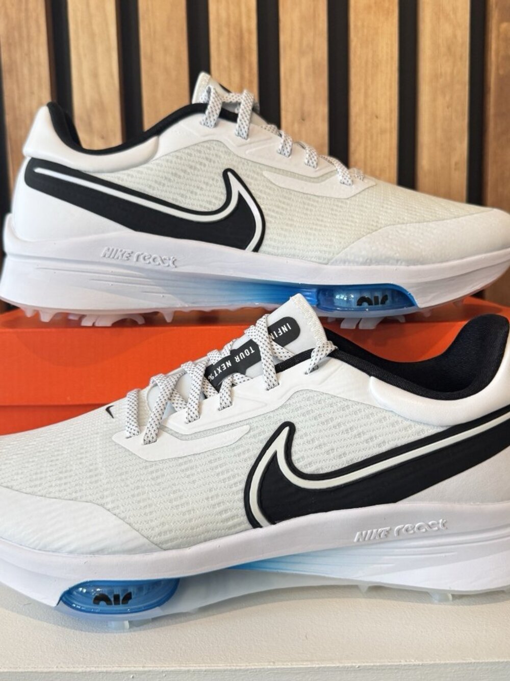 Nike Air Zoom Infinity Tour NEXT% Golf Shoe Blue DM8446 103 Men Size 11 WIDE FIT